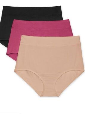 Warners Blissful Benefits Women's Breathable Moisture-Wicking Microfiber Brief M